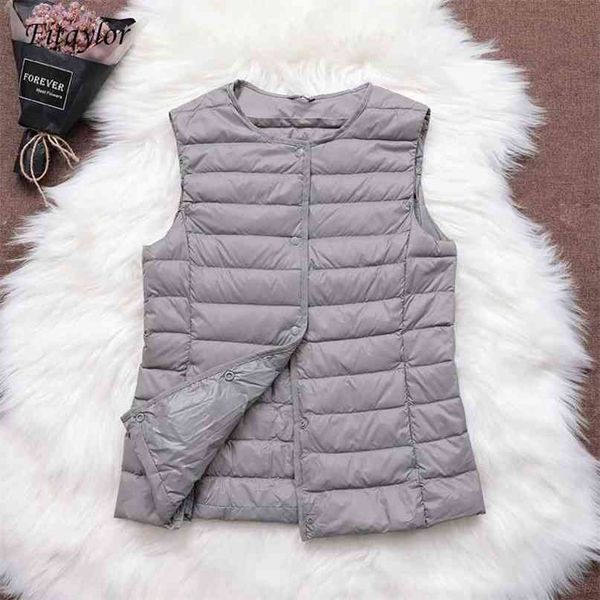 fitaylor 90% ultra light white duck down women vest thin coat sleeveless jacket v collar or o 210923, Black
fitaylor 90% ultra light white duck down women vest thin coat sleeveless jacket v collar or o 210923, Black