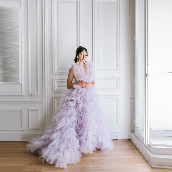 elegant lavander sleepwear tulle dresses for women birthday party gowns maxi wear sleeveless v neck extra fluffy dress custom made, White
elegant lavander sleepwear tulle dresses for women birthday party gowns maxi wear sleeveless v neck extra fluffy dress custom made, White