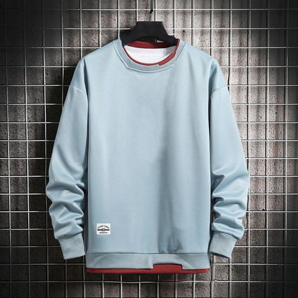 men's sweaters man 2021 fleece sweatshirts men solid color long sleeve casual double-layered pullover o neck sweatshirt mens hoody, White;black
men's sweaters man 2021 fleece sweatshirts men solid color long sleeve casual double-layered pullover o neck sweatshirt mens hoody, White;black