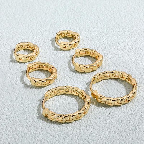hoop & huggie vintage simple small link chain earrings for women gold color round piercing statement jewelry, Golden;silver
hoop & huggie vintage simple small link chain earrings for women gold color round piercing statement jewelry, Golden;silver