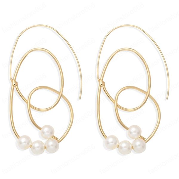 fashion simulated pearl irregular for women dangle earrings jewelry accessories gift, Silver
fashion simulated pearl irregular for women dangle earrings jewelry accessories gift, Silver