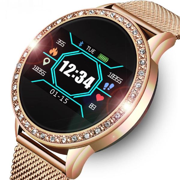 ladies smart watch women blood pressure heart rate monitor fitness tracker sport smart band alarm clock reminder smartwatch
ladies smart watch women blood pressure heart rate monitor fitness tracker sport smart band alarm clock reminder smartwatch