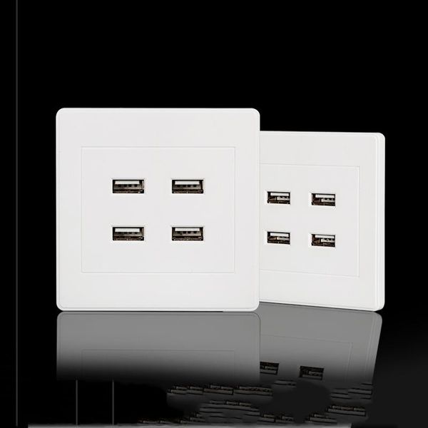 smart power plugs dc 4 ports usb 5v 3.1a electric wall charger dock station socket outlet panel plate switch supply adapter plug
smart power plugs dc 4 ports usb 5v 3.1a electric wall charger dock station socket outlet panel plate switch supply adapter plug