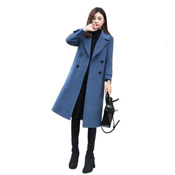 2021 autumn new women's long fashion of female gross casual wool coat mixed outwear mujer shelters par j02 ghov, Black
2021 autumn new women's long fashion of female gross casual wool coat mixed outwear mujer shelters par j02 ghov, Black