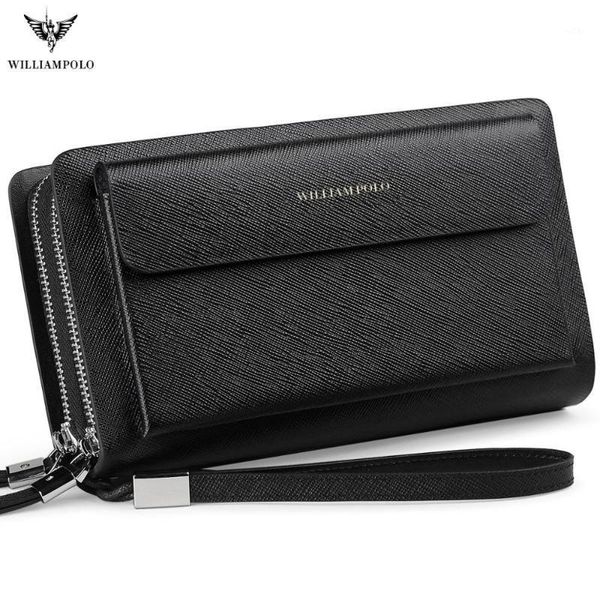 wallets williampolo men wallet genuine leather long clutch phone pocket card holder handbag double zipper detachable wristlet black1, Red;black
wallets williampolo men wallet genuine leather long clutch phone pocket card holder handbag double zipper detachable wristlet black1, Red;black
