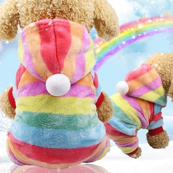 dog apparel rainbow clothes button four-legged flannel hooded coat for dogs warm autumn winter colorful clothing teddy girl ropa para
dog apparel rainbow clothes button four-legged flannel hooded coat for dogs warm autumn winter colorful clothing teddy girl ropa para