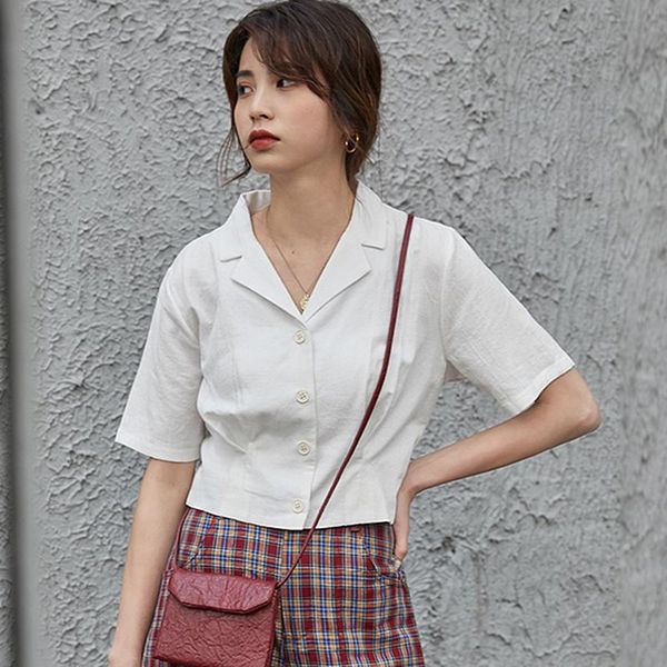 women's blouses & shirts bethquenoy chemisier femme summer oversized women vintage cotton ladies 2021 plus size camisas mujer blusas, White
women's blouses & shirts bethquenoy chemisier femme summer oversized women vintage cotton ladies 2021 plus size camisas mujer blusas, White