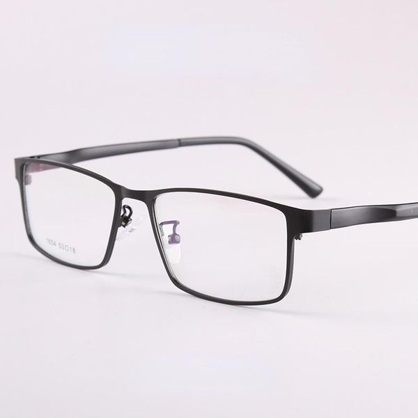 fashion sunglasses frames glasses wholesale men's full frame steel optical square myopia prescription 1654, Black
fashion sunglasses frames glasses wholesale men's full frame steel optical square myopia prescription 1654, Black