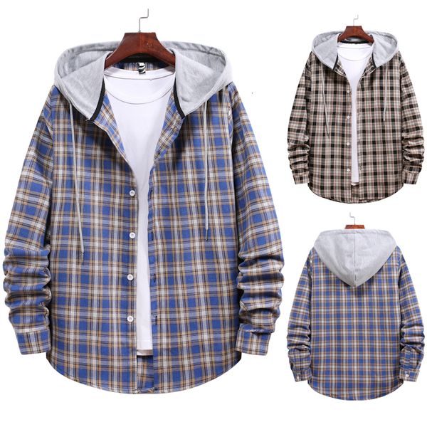 2021 fashion brand new men's clothing couple hooded four seasons long-sleeved plaid shirt jacket jjir 0lan, Black;brown
2021 fashion brand new men's clothing couple hooded four seasons long-sleeved plaid shirt jacket jjir 0lan, Black;brown
