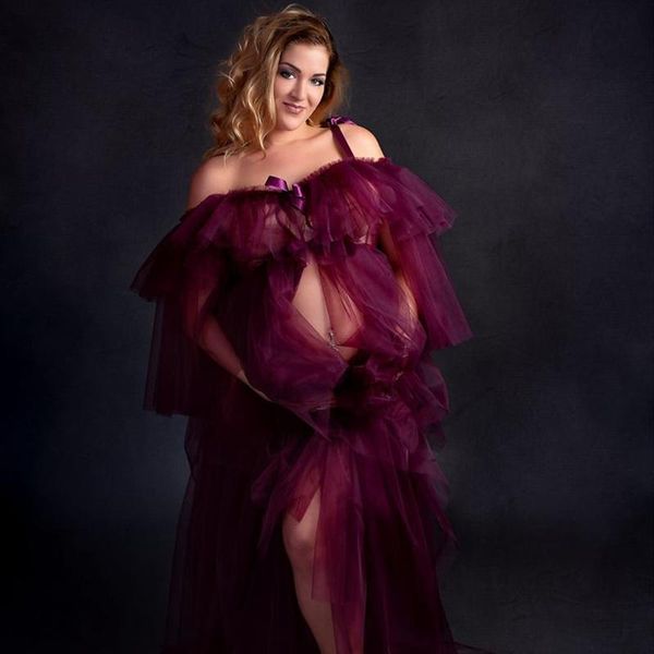 wraps & jackets spring maternity women tulle dresses party prom gowns off shoulder train po shoot, White
wraps & jackets spring maternity women tulle dresses party prom gowns off shoulder train po shoot, White