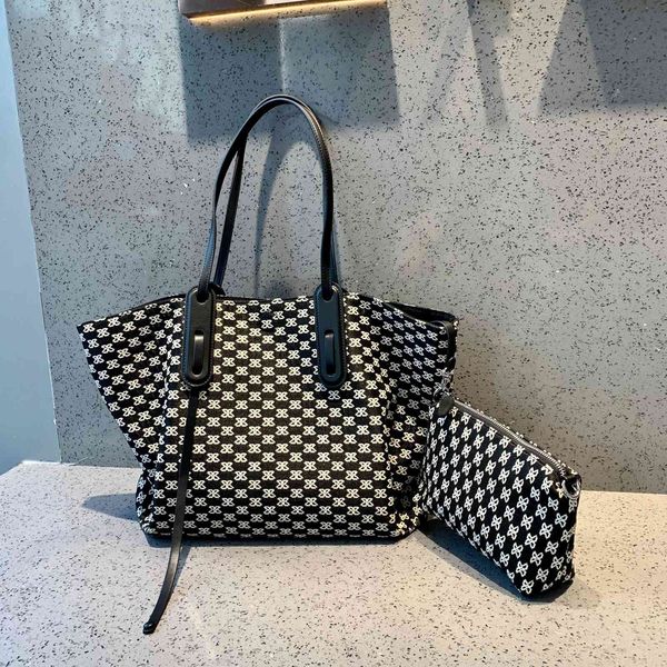 handbag bag female 2021 fashion large capacity jacquard tote simple korean one shoulder handle mother, Black;red
handbag bag female 2021 fashion large capacity jacquard tote simple korean one shoulder handle mother, Black;red