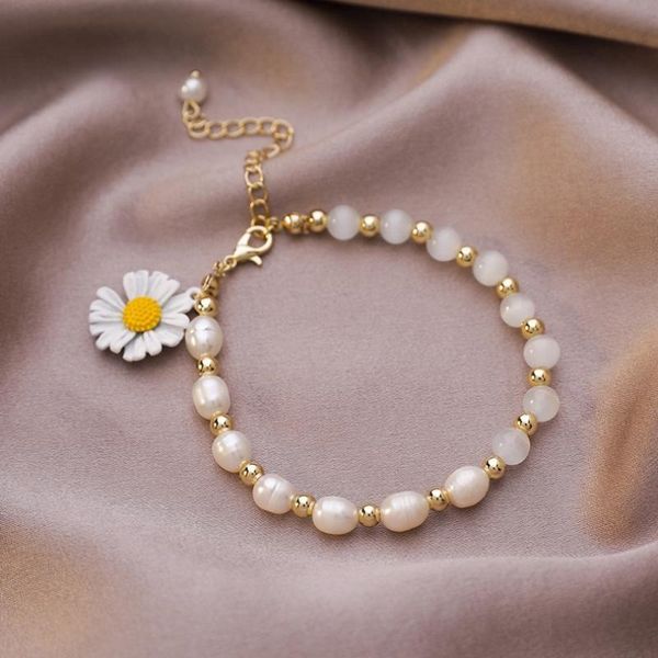 beaded, strands xiaoboacc pearl opal wrist bracelet for women korean fashion vitagine temperament daisy flower shape bangle jewelry accessor, Black
beaded, strands xiaoboacc pearl opal wrist bracelet for women korean fashion vitagine temperament daisy flower shape bangle jewelry accessor, Black
