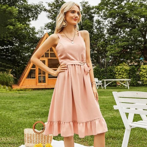 pink tank dress summer 2021 women fashion solid color sleeveless v-neck a line ruffle holiday mini short sundresses vestidos casual dresses, Black;gray
pink tank dress summer 2021 women fashion solid color sleeveless v-neck a line ruffle holiday mini short sundresses vestidos casual dresses, Black;gray
