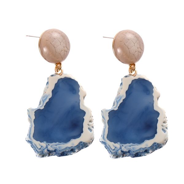 charm designer earrings luxury jewelry s925 silver needle retro haze blue resin korean temperament niche exaggerated long ear clips, Golden
charm designer earrings luxury jewelry s925 silver needle retro haze blue resin korean temperament niche exaggerated long ear clips, Golden