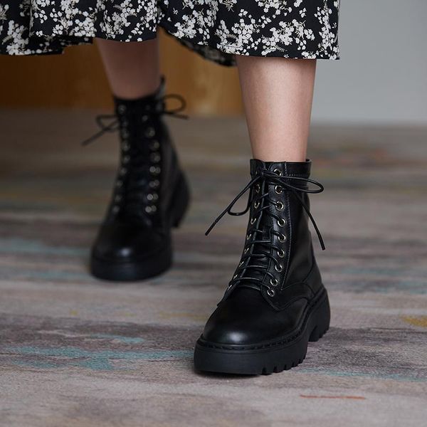 boots eshtonshero ankle women shoes 2021 winter med heel leather female round toe booties lace up size 2-9, Black
boots eshtonshero ankle women shoes 2021 winter med heel leather female round toe booties lace up size 2-9, Black