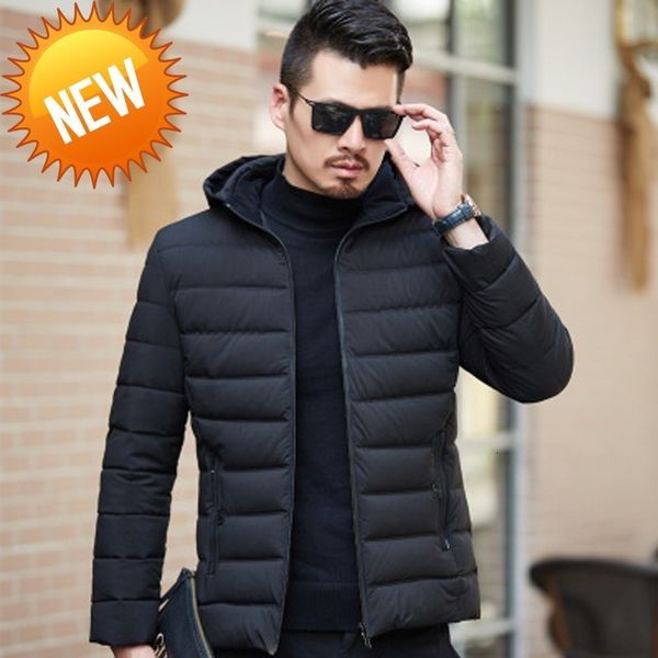 men down jacket hooded solid zipper casual coat man slim warm fashion male clothing exquisite fabric -5xl, Black
men down jacket hooded solid zipper casual coat man slim warm fashion male clothing exquisite fabric -5xl, Black