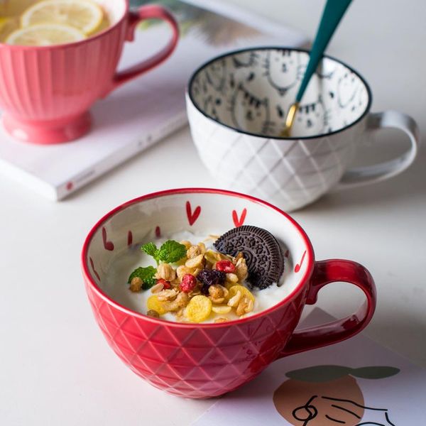 mugs gizili ceramic coffee cup breakfast cereal cute milk household large capacity oatmeal mug drinkware home decor
mugs gizili ceramic coffee cup breakfast cereal cute milk household large capacity oatmeal mug drinkware home decor