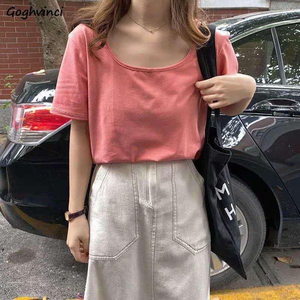 women's t-shirt t-shirts women retros fashion solid o-neck short sleeve summer korean style college student loose all-match simple sof, White
women's t-shirt t-shirts women retros fashion solid o-neck short sleeve summer korean style college student loose all-match simple sof, White