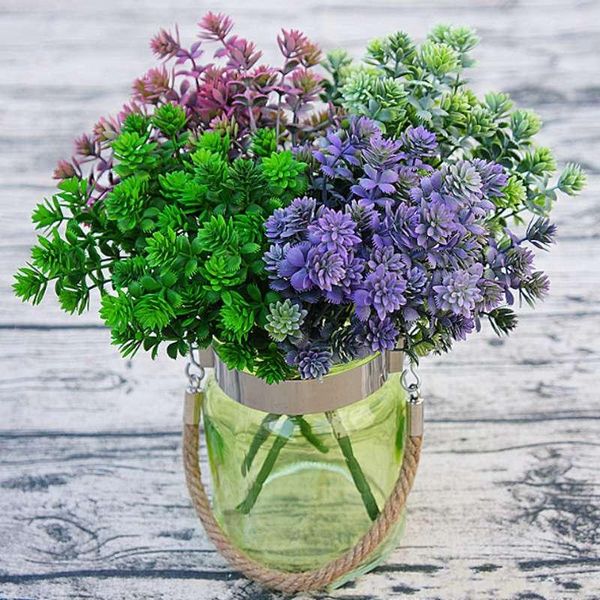 decorative flowers & wreaths 7 forks 28 heads branch succulent plants artificial fall leaves flores diy artificiais wedding decoration plant
decorative flowers & wreaths 7 forks 28 heads branch succulent plants artificial fall leaves flores diy artificiais wedding decoration plant