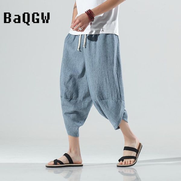 men's pants summer jogger chinese style cotton solid comfortable wide legged harem 2021 streetwear loose trousers, Black
men's pants summer jogger chinese style cotton solid comfortable wide legged harem 2021 streetwear loose trousers, Black