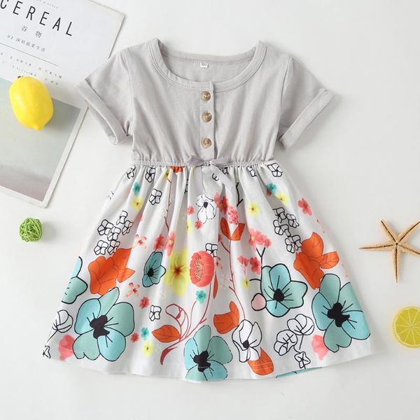 1-5t kids flower print princess o-neck dress comfortable leisure chic fashionable girls summer tunic splicing dresses, Red;yellow
1-5t kids flower print princess o-neck dress comfortable leisure chic fashionable girls summer tunic splicing dresses, Red;yellow
