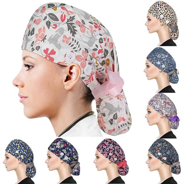 beanie/skull caps 1pc working scrubs cap with button sweatband star paisley floral print adjustable tie back elastic bouffant hat head scarf, Blue;gray
beanie/skull caps 1pc working scrubs cap with button sweatband star paisley floral print adjustable tie back elastic bouffant hat head scarf, Blue;gray
