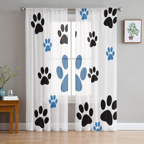 curtain & drapes cartoon pet footprint sheer curtains for living room modern voile bedroom tulle window decor
curtain & drapes cartoon pet footprint sheer curtains for living room modern voile bedroom tulle window decor