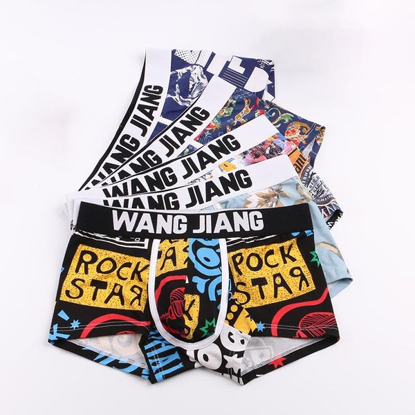 underpants aiiou mens cotton underwear 5pcs/lot printing panties boxers shorts gay pouch comfortable men boxer, Black;white
underpants aiiou mens cotton underwear 5pcs/lot printing panties boxers shorts gay pouch comfortable men boxer, Black;white