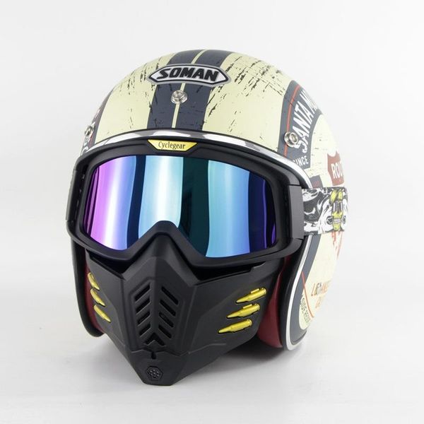 motorcycle helmets electric vehicle helmet retro men and women riding half with face mask goggles personality sm512 set
motorcycle helmets electric vehicle helmet retro men and women riding half with face mask goggles personality sm512 set