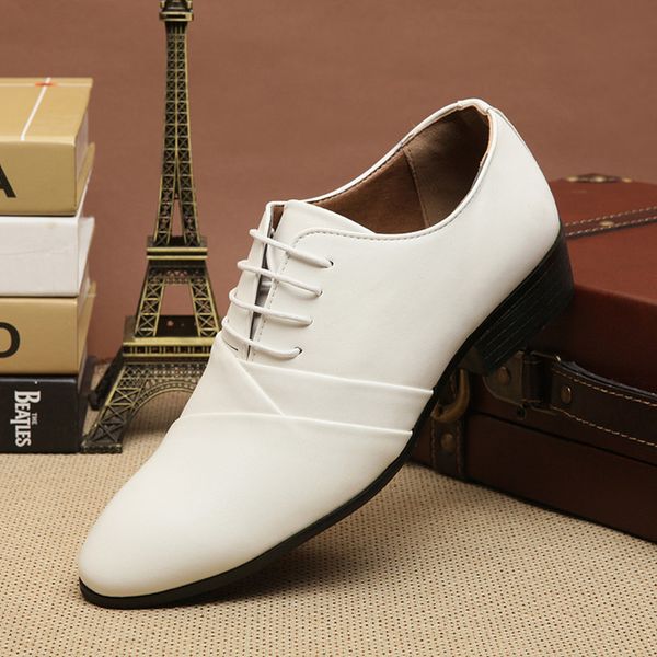 2020 designer wedding shoes man leather white oxford shoes for men formal mariage mens pointed toe dress shoes sapatos masculino, Black
2020 designer wedding shoes man leather white oxford shoes for men formal mariage mens pointed toe dress shoes sapatos masculino, Black
