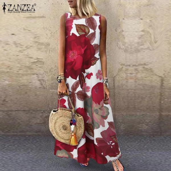 casual dresses zanzea summerwomen bohemian beach party maxi dress robe femme floral printed sleeveless sundress long vestidos kaftan sarafan, Black;gray
casual dresses zanzea summerwomen bohemian beach party maxi dress robe femme floral printed sleeveless sundress long vestidos kaftan sarafan, Black;gray