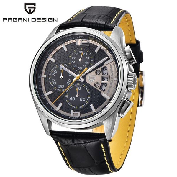 wristwatches luxury brand pagani design watches mens chronograph quartz calendar sport leather male wristwatch casual relogio masculino, Slivery;brown
wristwatches luxury brand pagani design watches mens chronograph quartz calendar sport leather male wristwatch casual relogio masculino, Slivery;brown