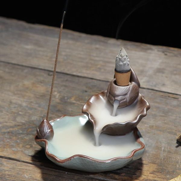 fragrance lamps mountain waterfall ceramic backflow incense burner concise stick holder home decor porcelain censer
fragrance lamps mountain waterfall ceramic backflow incense burner concise stick holder home decor porcelain censer
