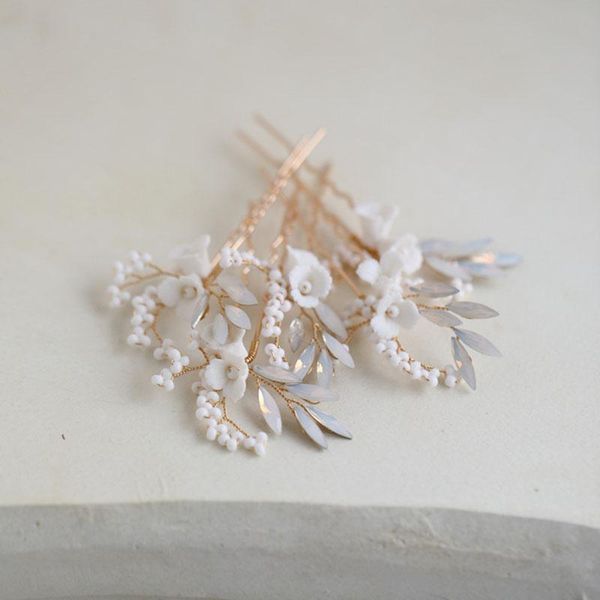 hair clips & barrettes floralbride handmade porcelain flower opal crystal bridal pin set wedding sticker women jewelry accessories, Golden;silver
hair clips & barrettes floralbride handmade porcelain flower opal crystal bridal pin set wedding sticker women jewelry accessories, Golden;silver