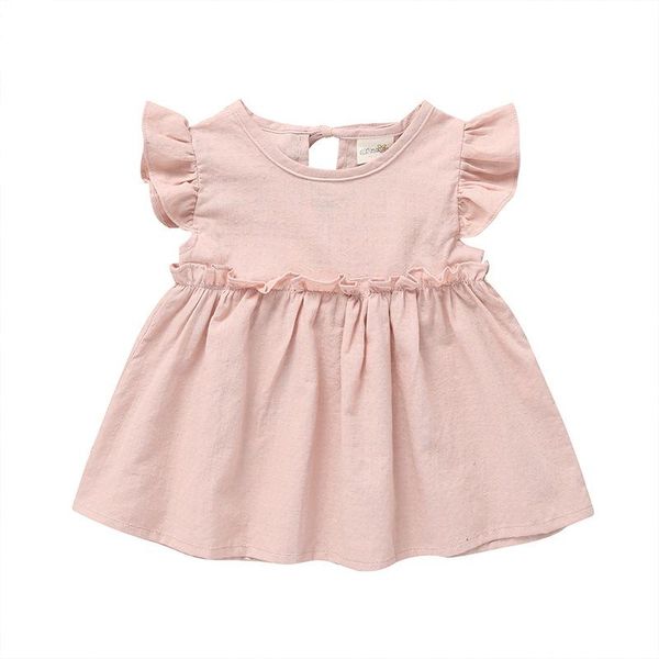 shirts wlg girls dress kids summer ruffle solid sleeveless dresses baby girl casual party clothes for 1-5 years, White;black
shirts wlg girls dress kids summer ruffle solid sleeveless dresses baby girl casual party clothes for 1-5 years, White;black