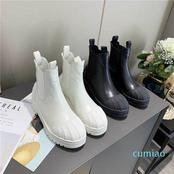 fashion thick soled leather shell toe martin boot 2021 women iron ankle boots r ladies winter booty shoes box size 35-40, Black
fashion thick soled leather shell toe martin boot 2021 women iron ankle boots r ladies winter booty shoes box size 35-40, Black