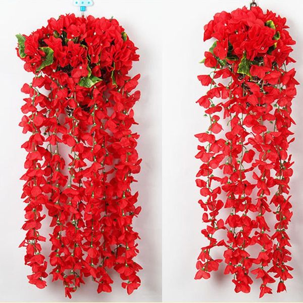 220/250/90cm artificial silk rose flower wisteria vine rattan hanging flower garland for wedding party home garden decoration
220/250/90cm artificial silk rose flower wisteria vine rattan hanging flower garland for wedding party home garden decoration