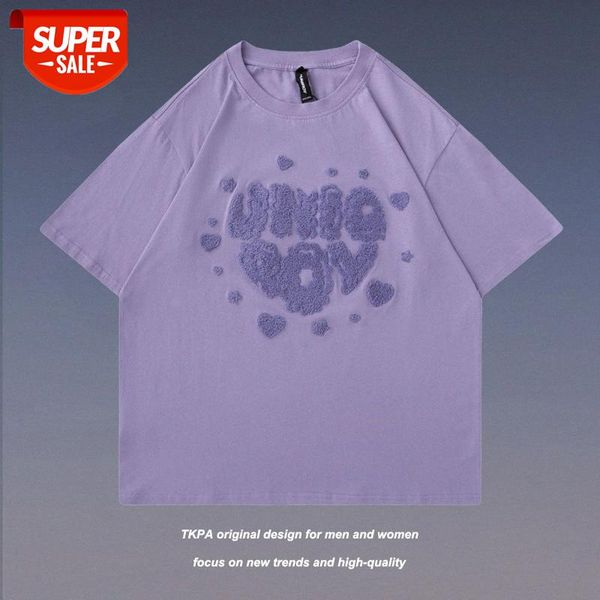 t shirt national tide brand summer flocking letters love short-sleeved ins trend casual japanese couple tee #4e5g, White;black
t shirt national tide brand summer flocking letters love short-sleeved ins trend casual japanese couple tee #4e5g, White;black