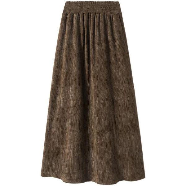4xl solid color black elastic waist female plus large size oversized women's skirts clothes 2021 spring autumn winter a6609
4xl solid color black elastic waist female plus large size oversized women's skirts clothes 2021 spring autumn winter a6609
