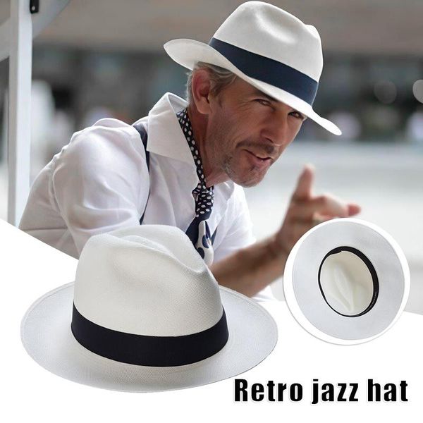 wide brim hats classic panama hat for women men vintage fashionable with outdoor travel supply lxh, Blue;gray
wide brim hats classic panama hat for women men vintage fashionable with outdoor travel supply lxh, Blue;gray