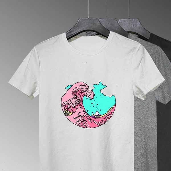 japanese illustration t shirt women huge waves graphic print tee vestidos t shirt exquisite casual o neck pop tshirt, White
japanese illustration t shirt women huge waves graphic print tee vestidos t shirt exquisite casual o neck pop tshirt, White