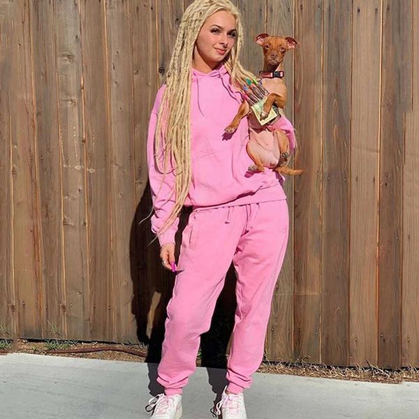 2021 women's training suit clothing long mouw trunks + complete book 2 delicious set solid casual women sports pack, Gray
2021 women's training suit clothing long mouw trunks + complete book 2 delicious set solid casual women sports pack, Gray