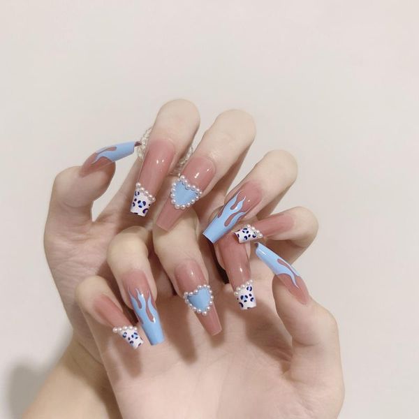 nail art kits 24pcs pearl inlaid fake patch blue glue type removable long paragraph fashion manicure save time false
nail art kits 24pcs pearl inlaid fake patch blue glue type removable long paragraph fashion manicure save time false