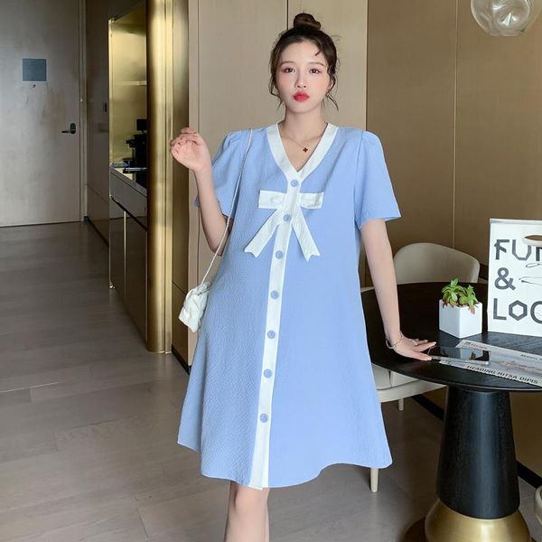 maternity dresses 89465# nursing clothing loose bow knot decoration dress pregnant women pregnancy, White
maternity dresses 89465# nursing clothing loose bow knot decoration dress pregnant women pregnancy, White