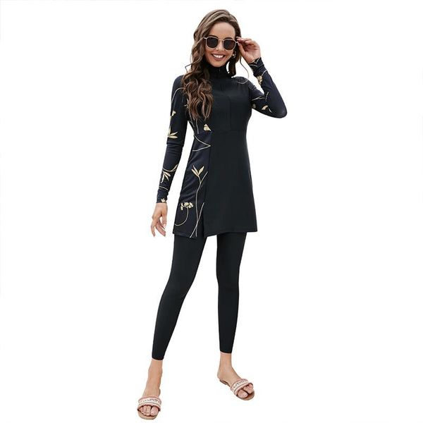 swim wear summer muslim swimsuit conservative full surround two-piece long sleeved dress pants
swim wear summer muslim swimsuit conservative full surround two-piece long sleeved dress pants