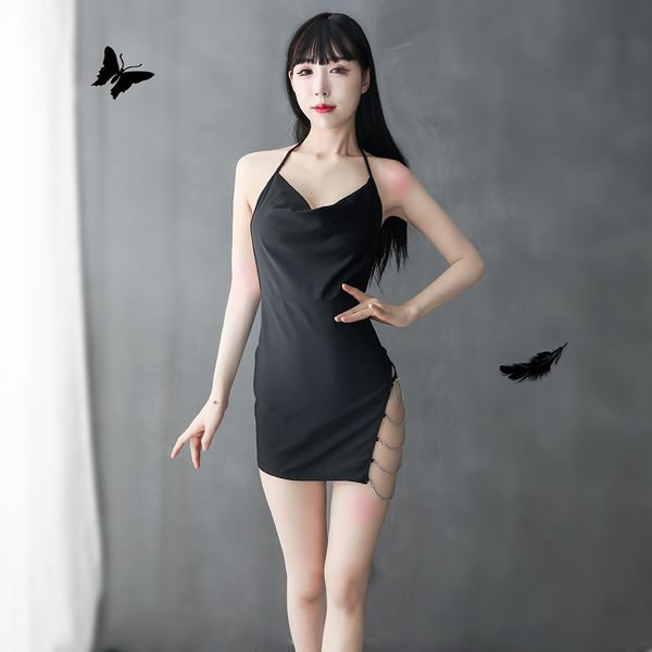 new 2021 attractive passion halter strap night erotic skirt for lingerie femme b3lc, Black
new 2021 attractive passion halter strap night erotic skirt for lingerie femme b3lc, Black