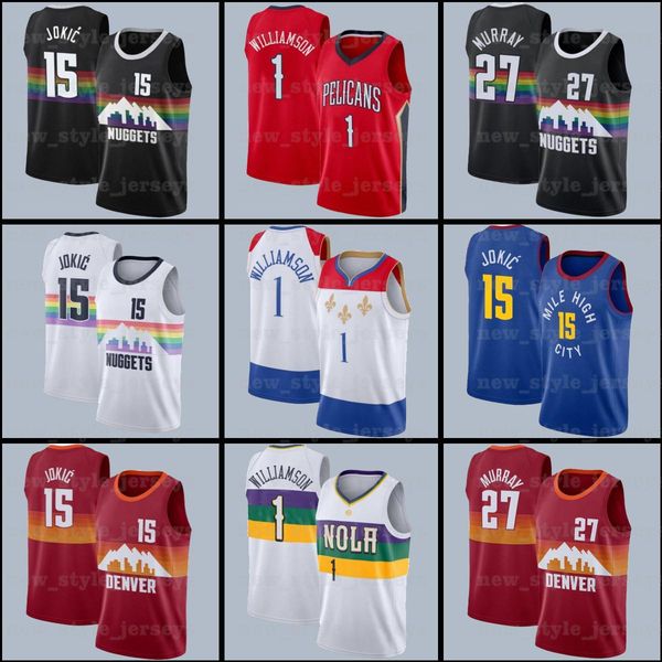ncaa duke 1 zion 15 nikola williamson murray jokic 27 jamal s8 denver nuggets new orleans pelicans men basketball jerseys, Black;red
ncaa duke 1 zion 15 nikola williamson murray jokic 27 jamal s8 denver nuggets new orleans pelicans men basketball jerseys, Black;red
