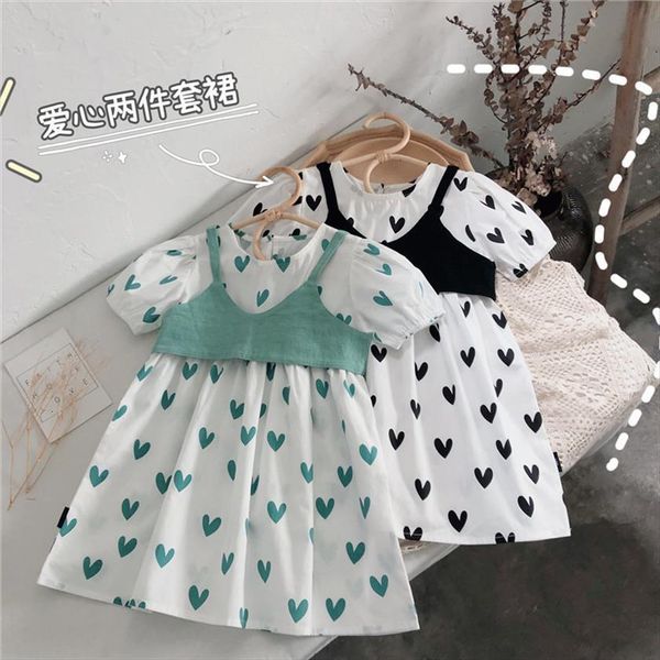 summer pretty princess girl dresses short sleeve love knee length solid vest toddler kids baby girls fashion clothes sets, Red;yellow
summer pretty princess girl dresses short sleeve love knee length solid vest toddler kids baby girls fashion clothes sets, Red;yellow