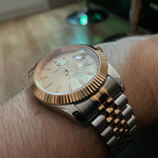 wristwatches 2021 pagani design men watches business sports automatic mechanical 100m military waterproof wrist watch clock relogio masculin, Slivery;brown
wristwatches 2021 pagani design men watches business sports automatic mechanical 100m military waterproof wrist watch clock relogio masculin, Slivery;brown