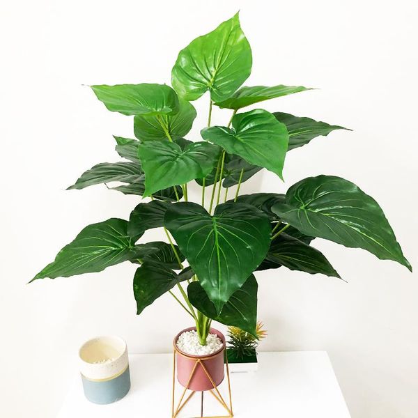 75cm 24 heads large artificial monstera fake plants tropical palm tree branch real touch plastic palm leaf for home office decor
75cm 24 heads large artificial monstera fake plants tropical palm tree branch real touch plastic palm leaf for home office decor
